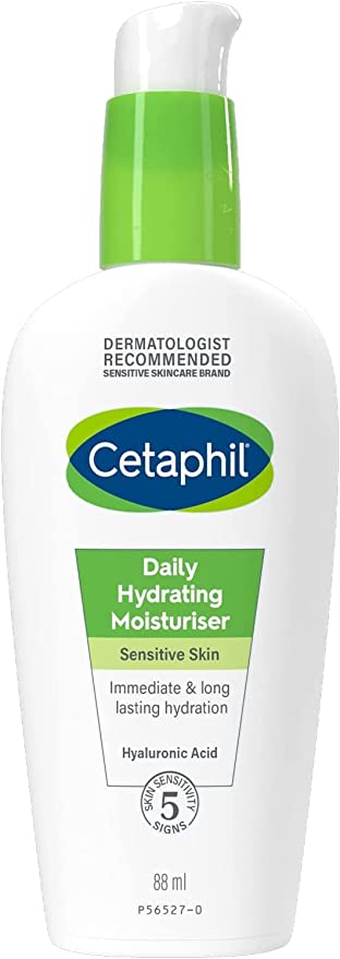 Cetaphil  Daily Hydrating Face Moisturizer for Sensitive Skin with Hyaluronic Acid is a gentle and nourishing skincare product specifically formulated to provide optimal hydration and care for sensitive skin types