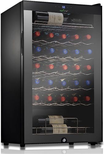  Silent operation compressor wine cooler refrigerator with temperature control
